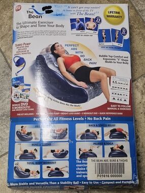 The Bean‎ Ultimate Exerciser To Shape & Tone Your Body NEW OPEN BOX Sealed Insid